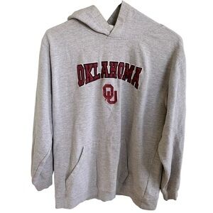 Adidas Youth XL Oklahoma Sooners Embroidered Hoodie Sweatshirt